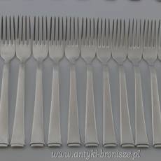 Zestaw sztućców  posrebrzanych na 12 osób WMF wzór 2500 Art - Deco (48szt)