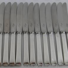 Zestaw sztućców  posrebrzanych na 12 osób WMF wzór 2500 Art - Deco (48szt)