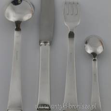 Zestaw sztućców  posrebrzanych na 12 osób WMF wzór 2500 Art - Deco (48szt)