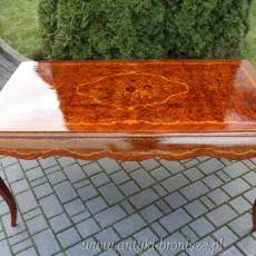 Piękny Intarsjowany Stół po renowacji Antyki Włoskie 170x90cm