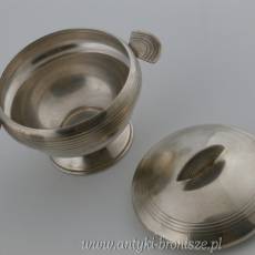 Cukierniczka posrebrzana Art-Deco
