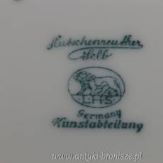 Ikebana porcelanowa Niemcy Selb Lorenz Hutschenreuther projekt Karl Tutter