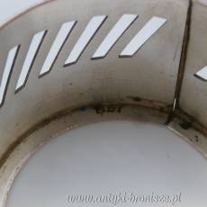 Uchwyty do szklanek posrebrzane 6szt Polska lata 60. XXw.