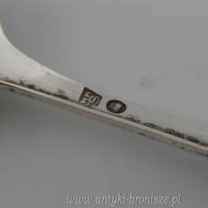Zestaw łyżeczek do mokki 6szt wzór rapsodia srebro pr.3 Warszawska Wytwórnia Sreber 1945-1961