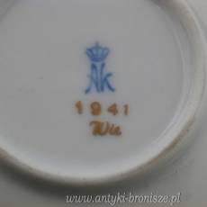 Zestaw talerzyków porcelanowych do konfitur lub ciastek Niemcy Staffelstein Kaiser.