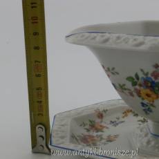 Sosjerka porcelanowa Niemcy Rosenthal Maria wzór kwiatowy rzadko spotykany 1946r.