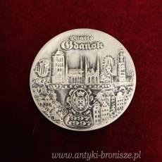 Srebrny Medal milenijny Chrztu Gdańska