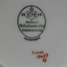 Bombonierka porcelanowa Niemcy Hohenberg Porzellanfabrik C.M. Hutschenreuther 1949-1969r.