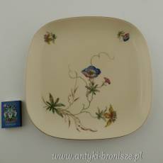 Talerz porcelanowy kwadratowy Niemcy Windischeschenbach Oscar Schaller & Co. Nachfolger 1946-1950r.