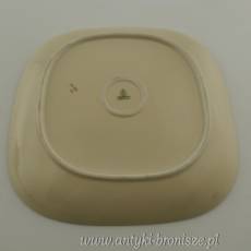 Talerz porcelanowy kwadratowy Niemcy Windischeschenbach Oscar Schaller & Co. Nachfolger 1946-1950r.