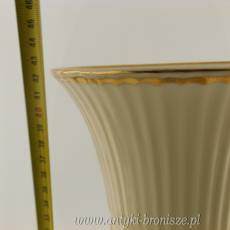 Wazon porcelanowy ręcznie wykonany Śląsk Sorau (Żary) 1925-1945r. wysokość 43cm, unikat