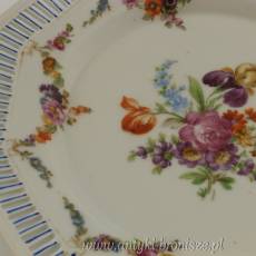 Talerz porcelanowy ażurowy Arzberg Schumann 1918-1929