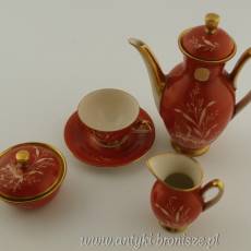 Zestaw porcelany do mokki dla jednej osoby (zestaw dla singla) Niemcy Bawaria Waldershof