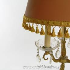 Lampa -abażur z kryształami