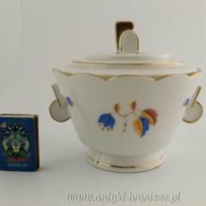 Bombonierka porcelanowa Niemcy Bawaria Rehau Porzellanfabrik Zeh, Scherzer & Co. AG 1930r.