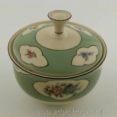 Bombonierka porcelanowa Roschützer Porzellanfabrik Unger & Schilde 1882-1953