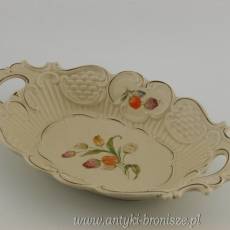 Patera porcelanowa Śląsk Tiefenfurt (Parowa) K. Steinmann 1925-1943