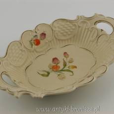 Patera porcelanowa Śląsk Tiefenfurt (Parowa) K. Steinmann 1925-1943