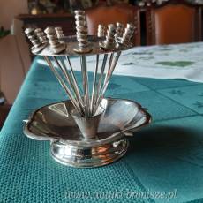 Stojak ze szpikulcami aperitif, bardzo dekoracyjny, plater "BELLINI - Made in Brasil" - poz. 6727