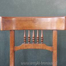 Krzesło biedermeier 2 szt XIX w