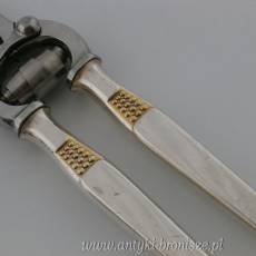 Nożyce do porcjowania drobiu posrebrzane Niemcy lata 60. XXw