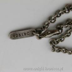 Krzyż z łańcuszkiem srebro 925