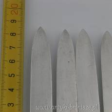 Nożyki owocowe posrebrzane 12 szt  Austria Berndorfer Metalwaren-Fabrik Arthur Krupp