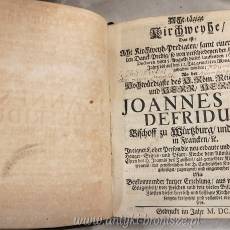 Acht-tägige Kirchweyhe 8 kazań w Kirchweyh biskup Johann Gottfried 1691r