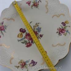 Talerz ozdobny porcelanowy Niemcy Bawaria Rehau Porzellanfabrik Zeh, Scherzer & Co. AG po 1949r.