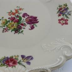 Talerz ozdobny porcelanowy (patera) Niemcy Bawaria Schwarzenhammer Porzellanfabrik Schumann & Schreider ok 1923-1945r.