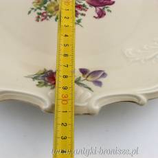 Talerz ozdobny porcelanowy (patera) Niemcy Bawaria Schwarzenhammer Porzellanfabrik Schumann & Schreider ok 1923-1945r.