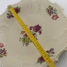Talerz ozdobny porcelanowy (patera) Niemcy Bawaria Schwarzenhammer Porzellanfabrik Schumann & Schreider ok 1923-1945r.