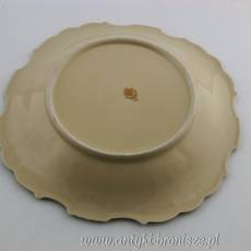 Talerz ozdobny porcelanowy (patera) Niemcy Bawaria Schwarzenhammer Porzellanfabrik Schumann & Schreider ok 1923-1945r.