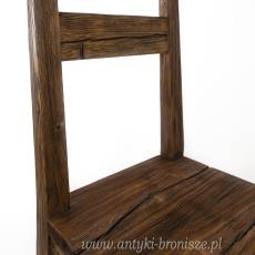 Krzesło stare drewno.