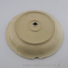 Patera porcelanowa (talerz ozdobny) ręczne wykonanie Niemcy Roschützer Porzellanfabrik Unger & Schilde 1881-1953.