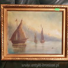 ONP - "Zaglowki" - podpisany Meert, rozm.29  X 35,5 cm - poz. 3714