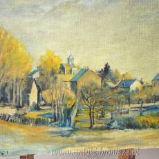 Olej na płótnie Celej 1992r 50/61cm