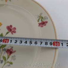 Talerz ozdobny porcelanowy Niemcy Bawaria Rehau Porzellanfabrik Zeh, Scherzer & Co. AG 1946-1949r.