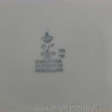 Talerz ozdobny porcelanowy (patera) Niemcy Bawaria Porzellanfabrik Oscar Schaller & Co. Nachfolger 1935-1950r.
