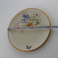Talerz ozdobny porcelanowy (patera) Niemcy Bawaria Porzellanfabrik Oscar Schaller & Co. Nachfolger 1935-1950r.