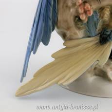 Figura porcelanowa papugi Niemcy Lorenz Hutschenreuther, Oddział Artystyczny, projekt Max Hermann Fritz, 1958-1968