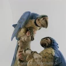 Figura porcelanowa papugi Niemcy Lorenz Hutschenreuther, Oddział Artystyczny, projekt Max Hermann Fritz, 1958-1968