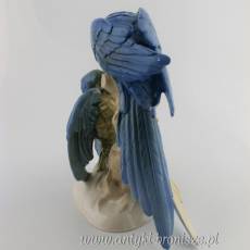 Figura porcelanowa papugi Niemcy Lorenz Hutschenreuther, Oddział Artystyczny, projekt Max Hermann Fritz, 1958-1968