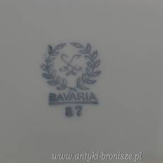 Talerz ozdobny porcelanowy (patera) Niemcy Bawaria Porzellanfabrik Oscar Schaller & Co. Nachfolger po 1950r