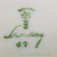 Talerz ozdobny porcelanowy (patera) Niemcy Bawaria Schirnding Porzellan A.G. lata 60. XXw