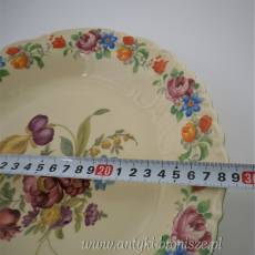 Talerz ozdobny porcelanowy (patera) Niemcy Bawaria Schwarzenhammer Porzellanfabrik Schumann & Schreider 1923-1945