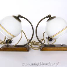 Przedwojenne lampki nocne z początku XX wieku