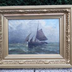 ONP - WOLTERS Eugène " Marynistyka" podpisany Eugène Wolters - rozm. 40 x 57cm - poz. 6253