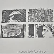 Bloczek 4 znaczków  "Arphila '75"-  nagrody Międzynarodowej Wystawy Znaczków z 1975r