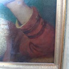 ONP - "Portret Damy". XIXw. , w zloconej ramie rozm. zewn 36 x 31cm - poz. 6694